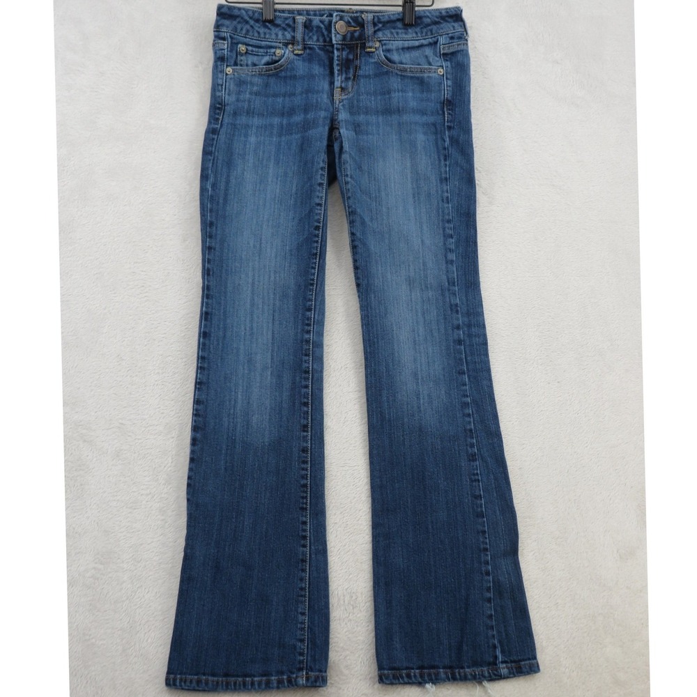 American Eagle Favorite Boyfriend Jeans Womens 0 Regular Low Rise Flare 2010